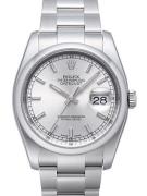 Rolex Datejust Steel Miesten kello 116200-0056 Hopea/Teräs Ø36 mm