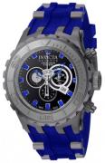 Invicta Reserve Miesten kello 0802 Musta/Teräs Ø52 mm