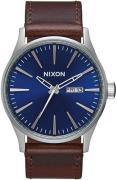 Nixon The Sentry Miesten kello A105-1524-00 Sininen/Nahka Ø42 mm