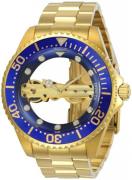 Invicta Pro Diver Miesten kello 24695 Luurankokello/Kullansävytetty