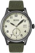 Hugo Boss 99999 Miesten kello 1513670 Valkoinen/Nahka Ø44 mm