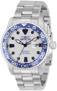 Invicta Pro Diver Miesten kello 36905 Valkoinen/Teräs Ø42 mm