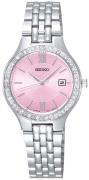 Seiko Dress Ladies Naisten kello SUR765P9 Pinkki/Teräs Ø28 mm