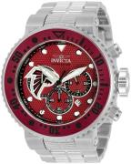 Invicta 99999 Miesten kello 33116 Punainen/Teräs Ø52 mm