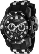 Invicta Pro Diver Miesten kello 34666 Musta/Teräs Ø48 mm