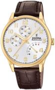 Festina 99999 Miesten kello F20279-A Hopea/Nahka Ø42 mm