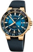 Oris Diving Miesten kello 01 798 7754 6185-Set Sininen/Kumi Ø43.5 mm