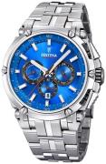 Festina Sport Miesten kello F20327-2 Sininen/Teräs Ø44 mm