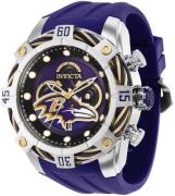 Invicta Nfl Miesten kello 35815 Violetti/Kumi Ø52 mm