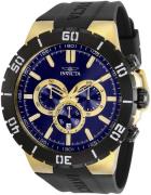 Invicta Pro Diver Miesten kello 30728 Sininen/Kumi Ø54 mm