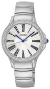 Seiko Dress Ladies Naisten kello SRZ441P1 Valkoinen/Teräs Ø30 mm