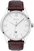 Hugo Boss 99999 Miesten kello 1513555 Valkoinen/Nahka Ø43 mm