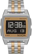 Nixon Base Miesten kello A1107-1431-00 LCD/Kullansävytetty teräs