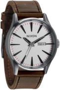 Nixon The Sentry Miesten kello A105-1113-00 Hopea/Nahka Ø42 mm