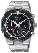 Pulsar Sport Miesten kello PZ5041X1 Musta/Teräs Ø44 mm