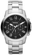 Fossil Grant Miesten kello FS4736IE Musta/Teräs Ø44 mm