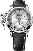 Graham Chronofighter Miesten kello 2CXAY.S05A Hopea/Nahka Ø42 mm