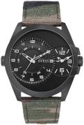 Guess Miesten kello W0505G1 Musta/Nahka Ø48 mm