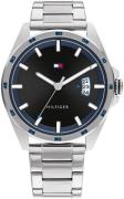 Tommy Hilfiger Miesten kello 1791910 Carter Musta/Teräs Ø42 mm