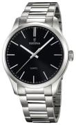 Festina Miesten kello F16807-2 Dress Musta/Teräs Ø44 mm