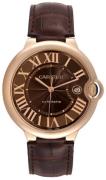 Cartier Miesten kello W6920037 Ballon Blue Ruskea/Nahka Ø42 mm