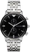 Emporio Armani Miesten kello AR0389 Classic Musta/Teräs Ø43 mm