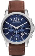 Armani Exchange Miesten kello AX2501 Smart Sininen/Nahka Ø44 mm