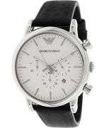 Emporio Armani Miesten kello AR1807 Classic Hopea/Nahka Ø46 mm