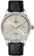 Tudor Miesten kello 12700-0018 Style Hopea/Nahka Ø41 mm