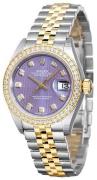 Rolex Naisten kello 279383RBR-0015 Lady-Datejust 28 Violetti/18K