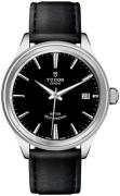 Tudor 12500-0006 Style Musta/Nahka Ø38 mm