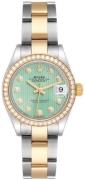 Rolex Naisten kello 279383RBR-0014 Lady-Datejust 28 Vihreä/18K