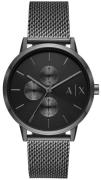 Armani Exchange Miesten kello AX7129SET Cayde Musta/Teräs Ø42 mm