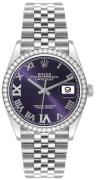 Rolex Naisten kello 126284RBR-0013 Datejust 36 Violetti/Teräs Ø36 mm