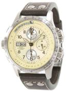 Hamilton Miesten kello H77666523 Khaki Beige/Nahka Ø44 mm