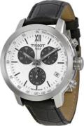 Tissot Miesten kello T055.417.16.038.00 T-Sport Hopea/Nahka Ø42 mm