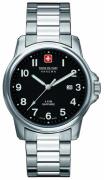 Swiss Military Miesten kello 06-5231.04.007 Dress Musta/Teräs Ø39 mm