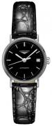 Longines Naisten kello L4.321.4.52.2 Grande Classique Musta/Nahka