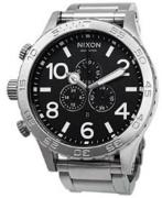 Nixon A083000-00 The 51-30 Chrono Musta/Teräs Ø51 mm