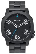 Nixon Miesten kello A468001-00 Musta/Teräs Ø40 mm