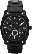 Fossil Miesten kello FS4552IE Musta/Teräs Ø45 mm