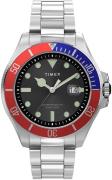 Timex Miesten kello TW2U71900 Musta/Teräs Ø43 mm