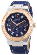 Guess Naisten kello W0289L1 Jet Sininen/Tekstiili Ø39 mm