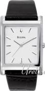 Bulova Miesten kello 96A23 Dress Hopea/Nahka