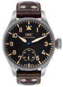 IWC Miesten kello IW510301 Big Pilots Heritage Musta/Nahka Ø48 mm