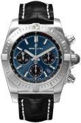 Breitling Miesten kello AB0115101C1P2 Chronomat 44 Sininen/Nahka Ø44