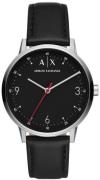 Armani Exchange Miesten kello AX2739 Cayde Musta/Nahka Ø42 mm