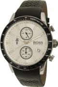 Hugo Boss Miesten kello 1513403 Rafale Hopea/Nahka Ø44 mm