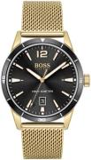 Hugo Boss Miesten kello 1513901 Drifter Musta/Kullansävytetty teräs