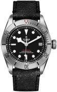 Tudor Miesten kello 79730-0003 Black Bay Steel Musta/Nahka Ø41 mm